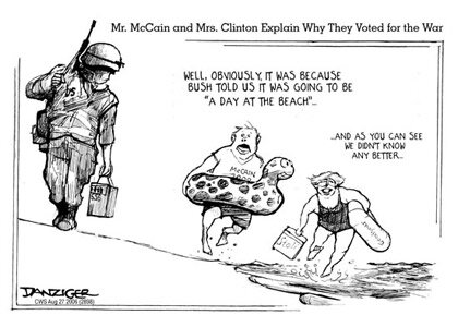 McCain, Hillary on the War