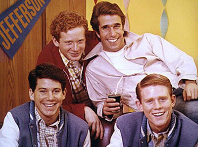 Fonzie and the gang