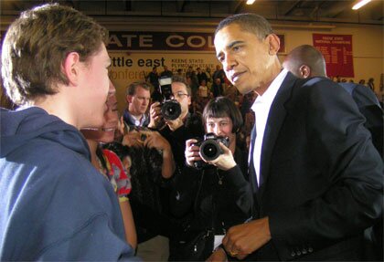 obama in keene