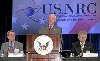 NRC chairman Dale Klein