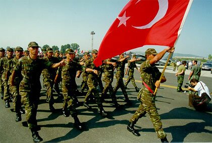 turkish troops